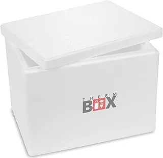 Boîte isotherme / glacière en polystyrène blanc 40 x 30 x 30 cm 19,58 litres