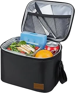 AOSBOS Sac Isotherme Repas Portable Multi-usages Style Sobre