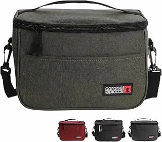 Coronel Tapiocca - Sac Isotherme Repas Parfait pour Bureau, Pique-nique, Voyages - lunch box isotherme - sac lunch box - petit sac isotherme - glacière souple isotherme - Sidney (Vert)