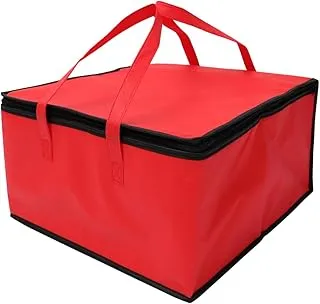 VICASKY Boîte à déjeuner avec accumulateur de froid - Boîte de transport - Glacière pour tartes - Grand sac isotherme pliable - Rond - Sac isotherme - 44 x 24 cm