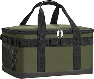 Glacière Repas,Sac Isotherme Portable - Caisse Portative pour Glace pour Pêche Extérieur Voiture Travail Voyage Routier Pique-Nique Plage Piscine Golf Camion